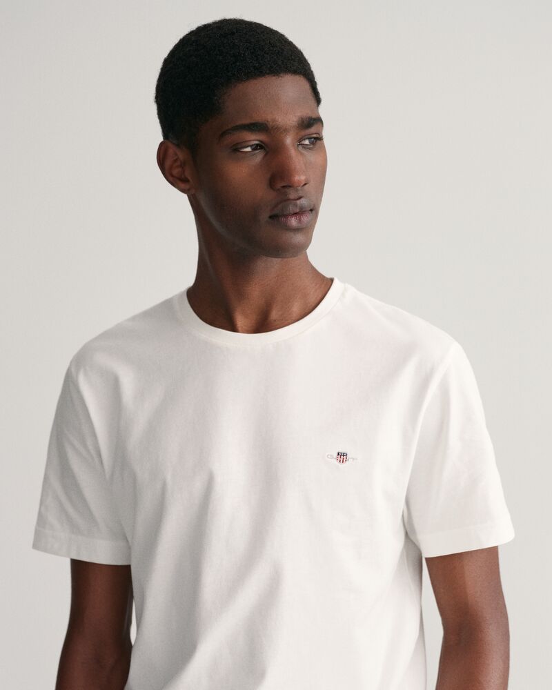 Regular Fit Shield T-Shirt White / S