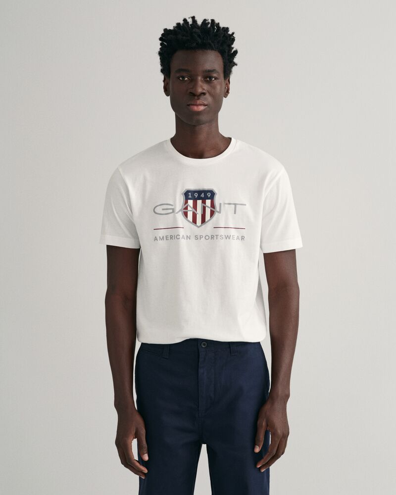 Archive Shield T-Shirt White / S