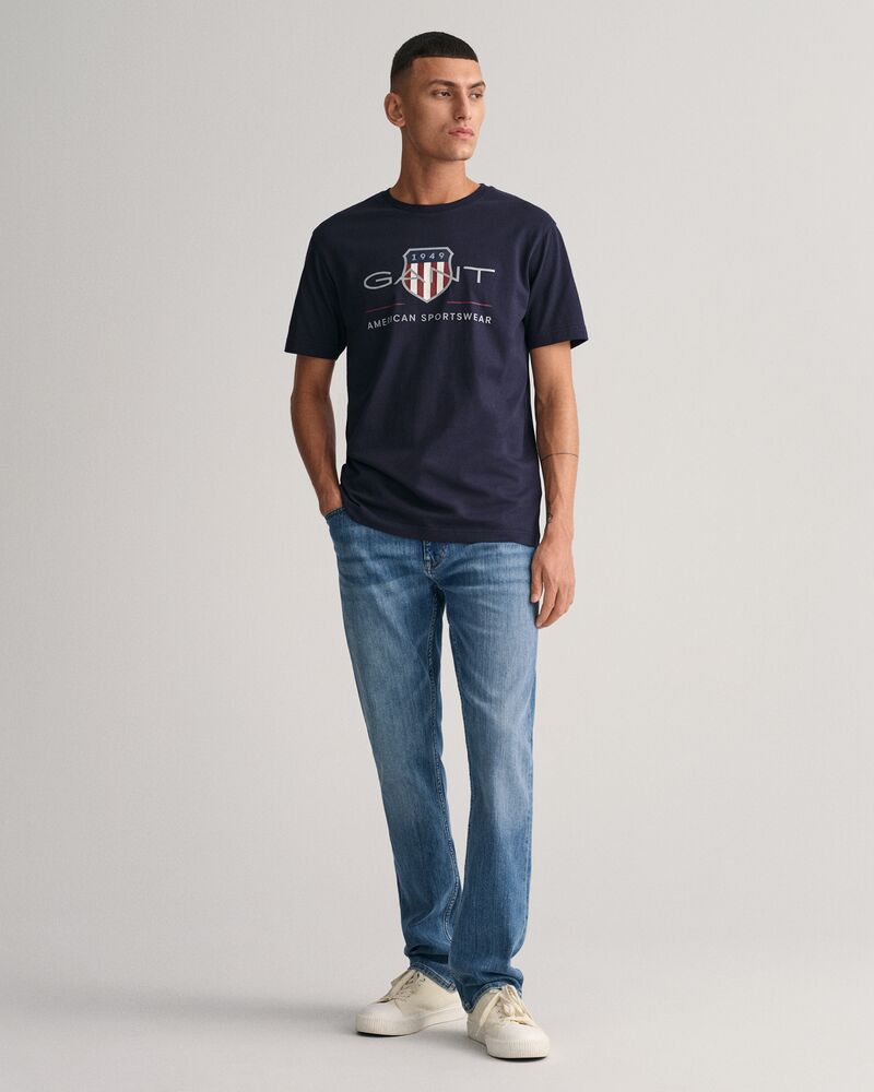 Archive Shield T-Shirt Blue / S