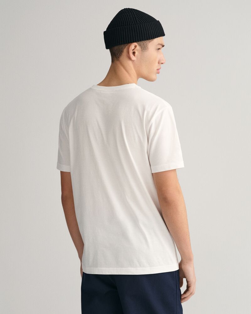 Embroidered Archive Shield T-Shirt White / S