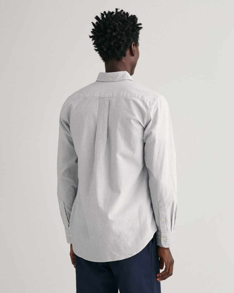 Regular Fit Banker Stripe Classic Oxford Shirt Blue / S