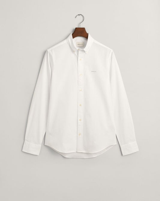 Slim Fit Pinpoint Oxford Shirt White / S