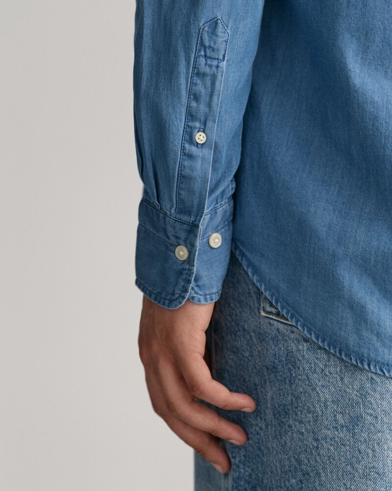 Regular Fit Indigo Shirt Blue / S