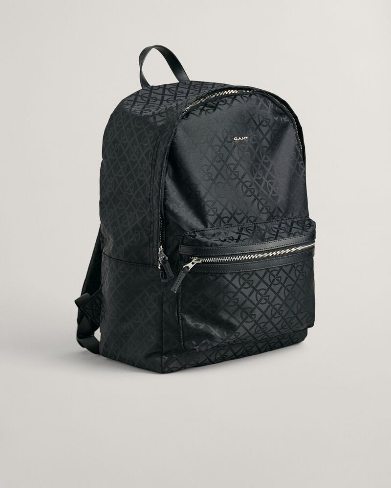 G Patterned Backpack Ebony Black / Onesize