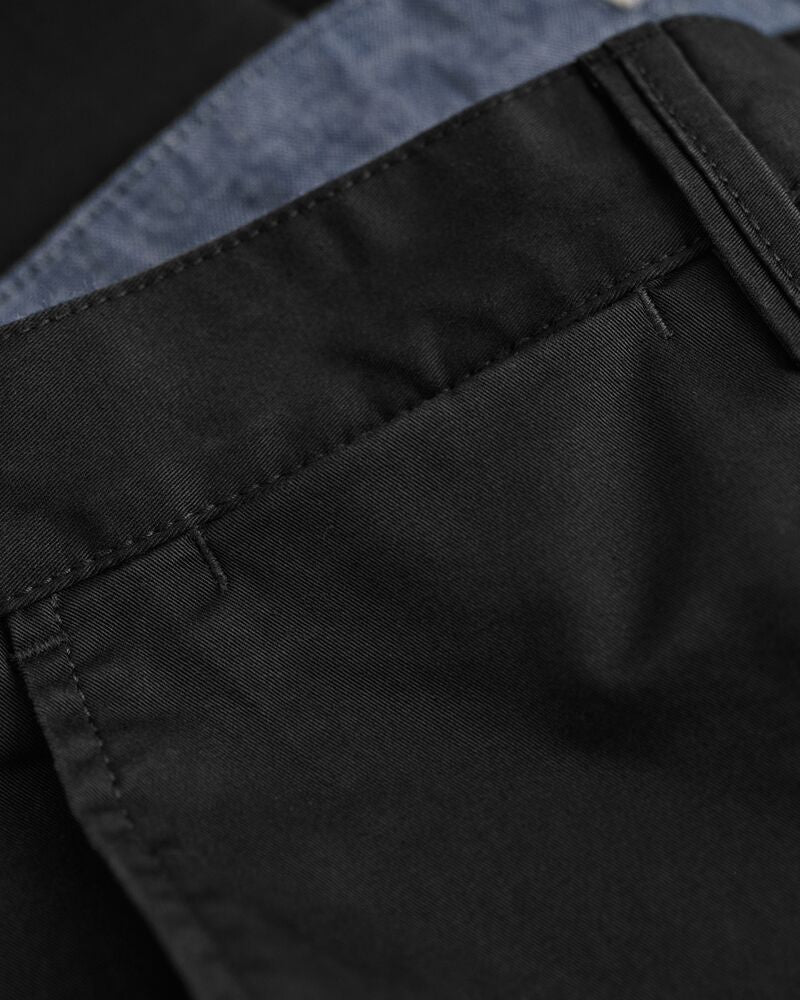 Regular Fit Twill Chinos Black / 32X32