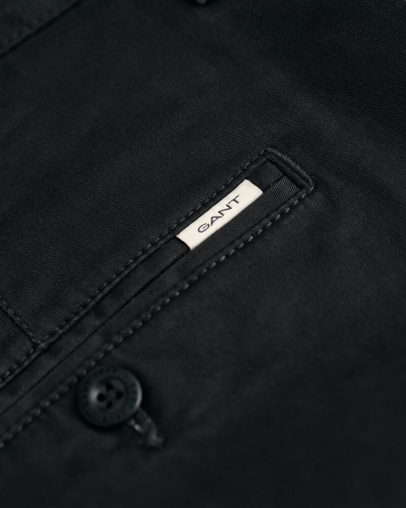 Regular Fit Twill Chinos Black / 32X32