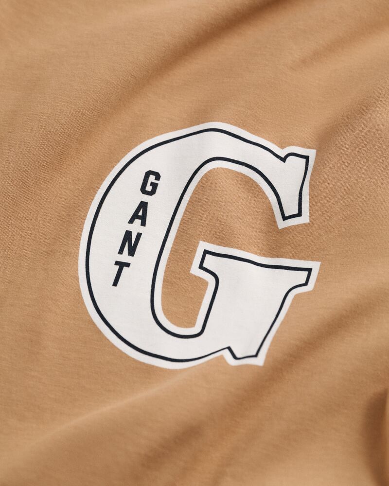 G Graphic T-Shirt Warm Khaki / S