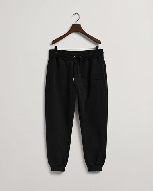 Regular Fit Tonal Shield Sweatpants Black / S