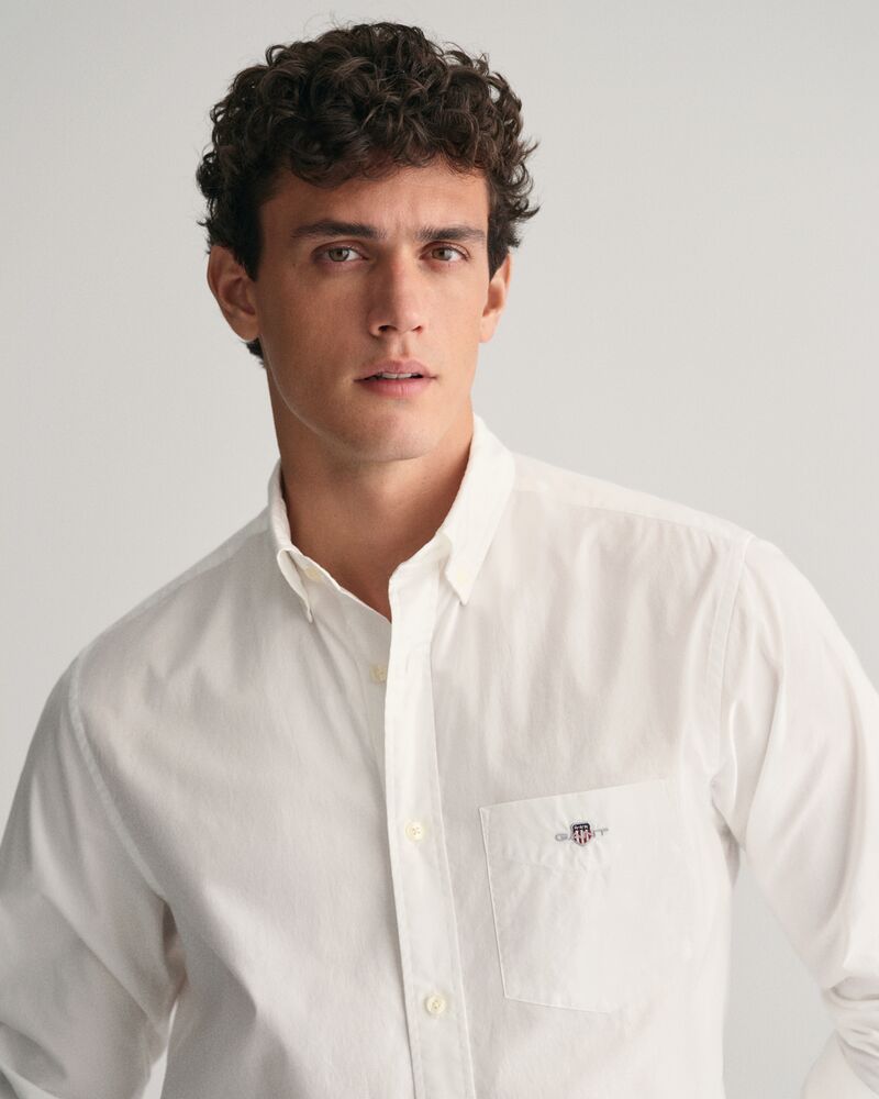 Regular Fit Poplin Shirt White / S