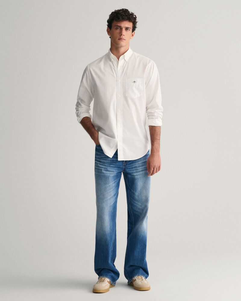 Regular Fit Poplin Shirt White / S