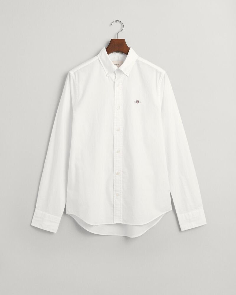 Slim Fit Classic Poplin Shirt White / S