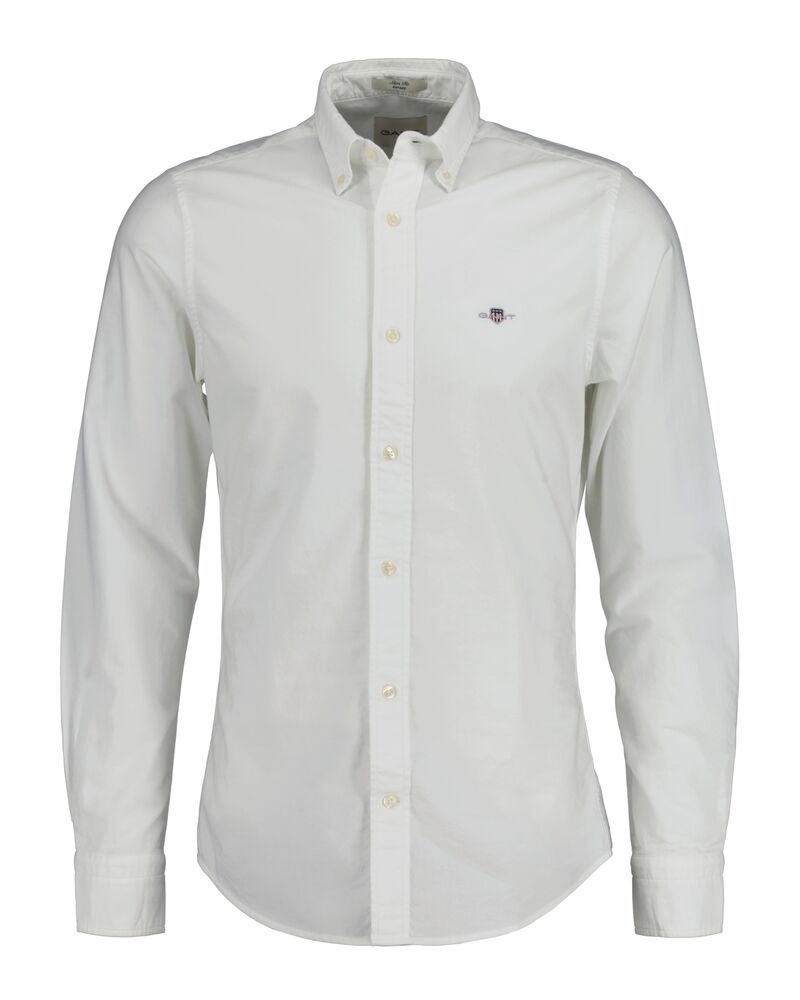 Slim Fit Classic Oxford Shirt White / S