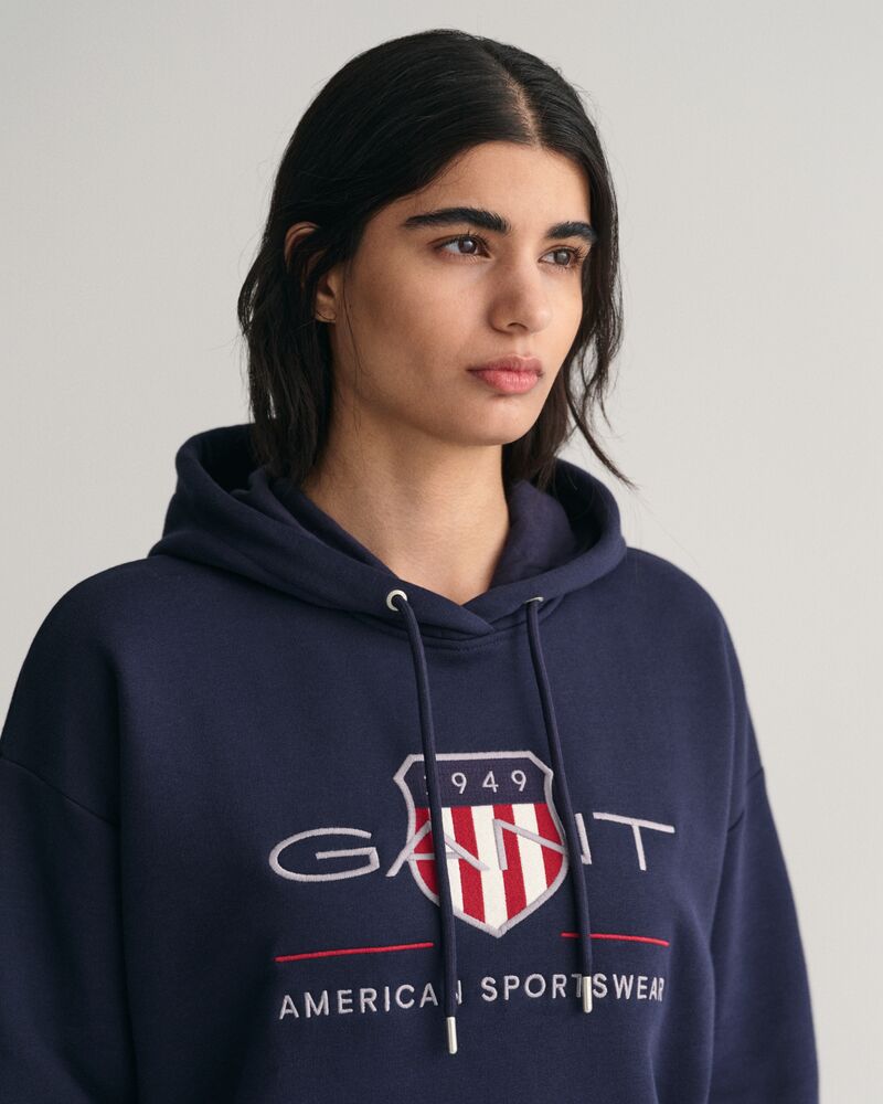 Archive Shield Hoodie Evening Blue / S