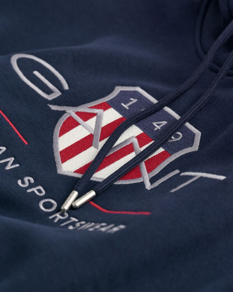 Archive Shield Hoodie Evening Blue / S