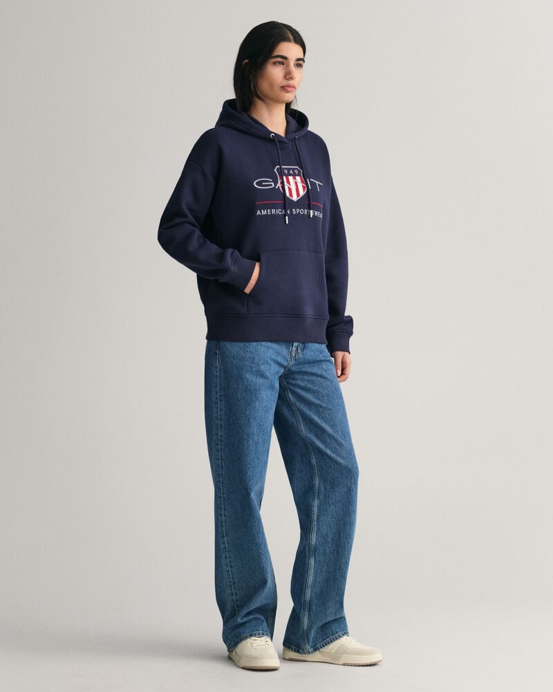 Archive Shield Hoodie Evening Blue / S