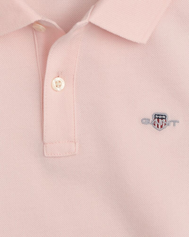 Kids Shield Piqué Polo Shirt Crystal Pink / 92