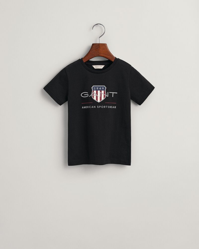 Kids Archive Shield T-Shirt Black / 92