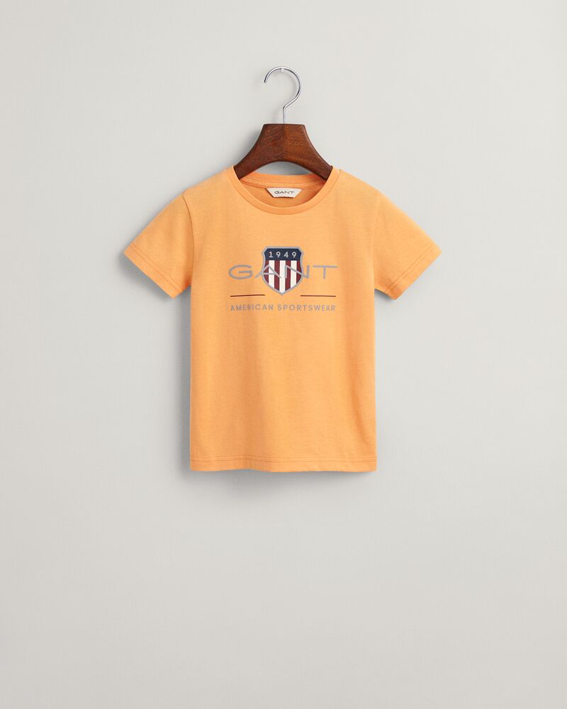 Kids Archive Shield T-Shirt Coral Apricot / 92