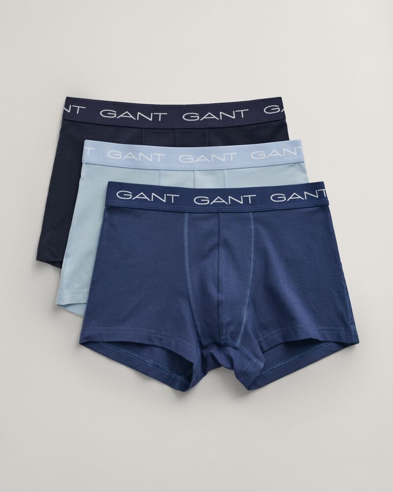 3-Pack Trunks Dusty Blue Sea / S