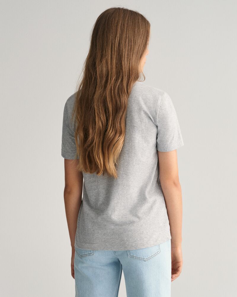 Teens Archive Shield T-Shirt Light Grey Melange / 122/128