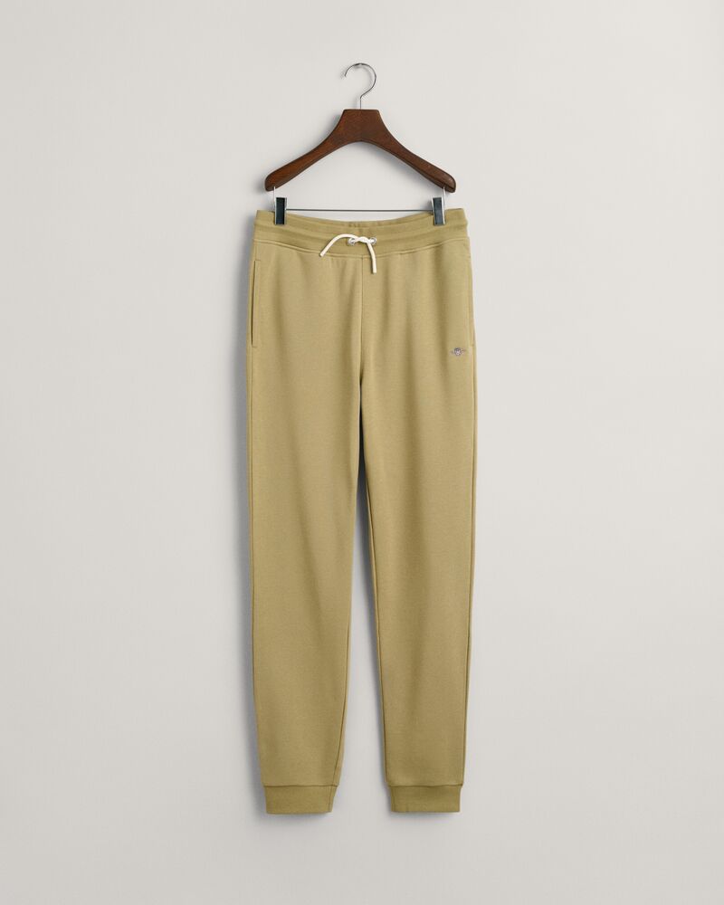 Teen Boys Shield Sweatpants Beige Green / 134/140