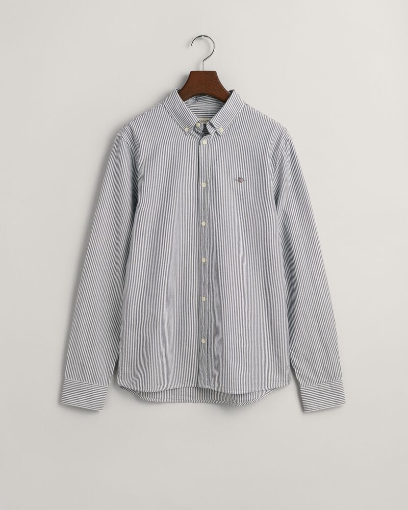 Teens Striped Oxford Shirt Persian Blue / 134/140