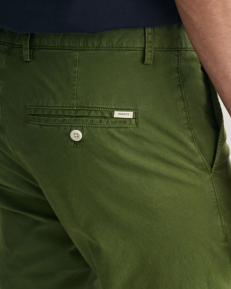 Slim Fit Sunfaded Chinos Pine Green / 30X32