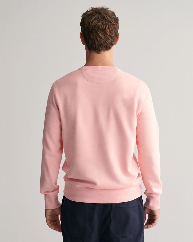 Shield Crew Neck Sweatshirt Bubbelgum Pink / S