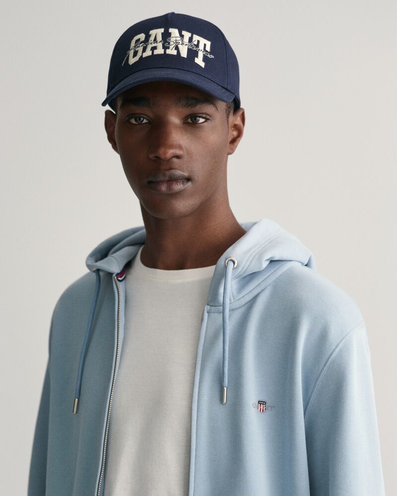 Shield Zip Hoodie Dove Blue / S