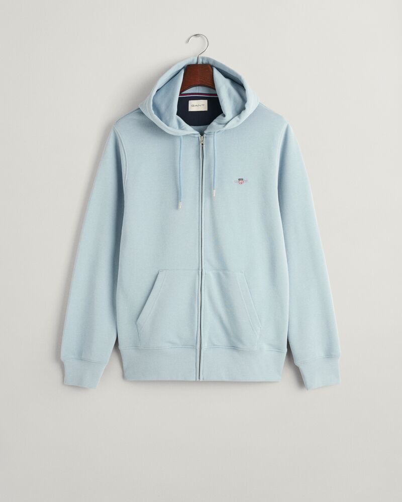 Shield Zip Hoodie Dove Blue / S