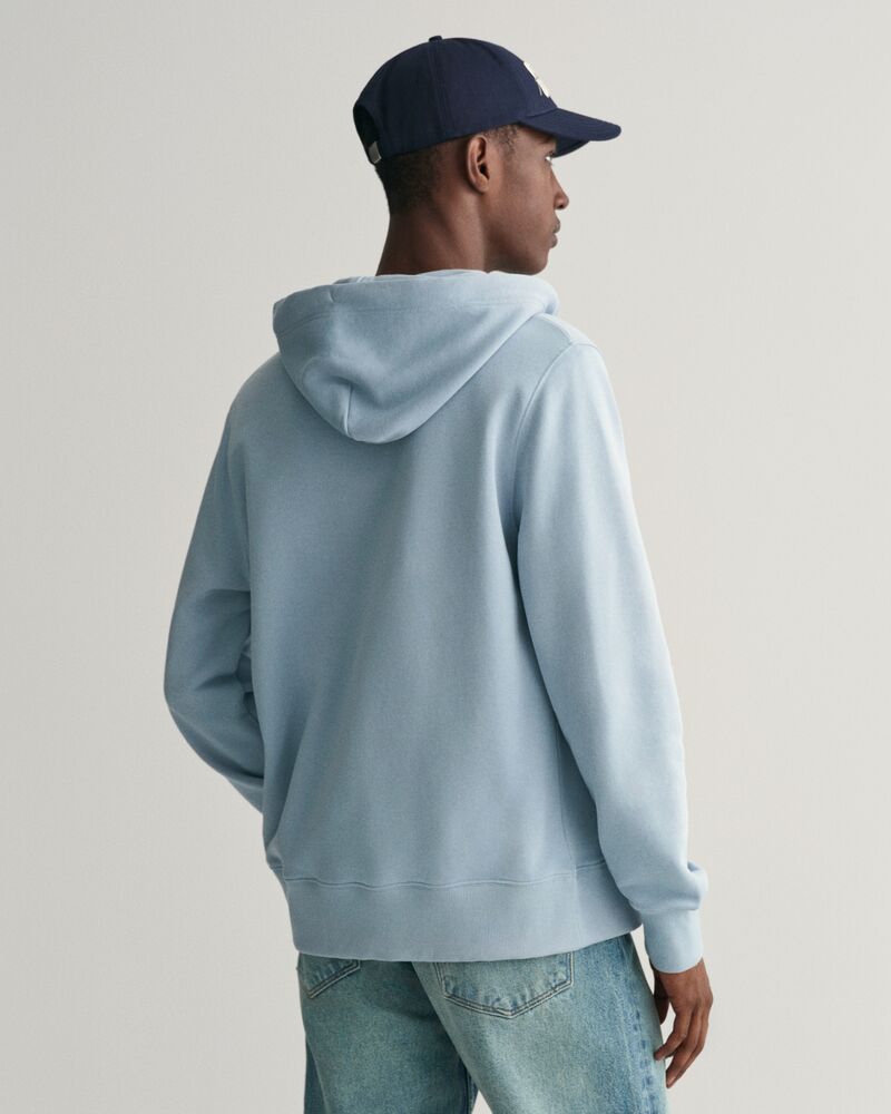 Shield Zip Hoodie Dove Blue / S