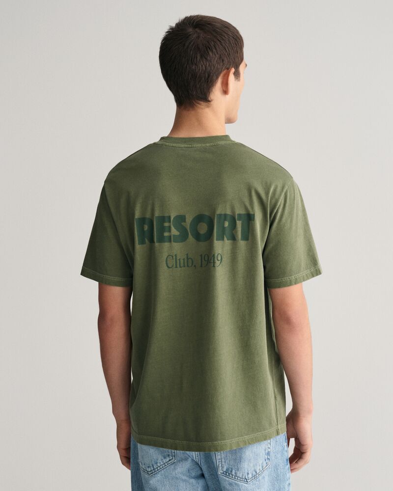 Sunfaded Graphic T-Shirt Pine Green / S