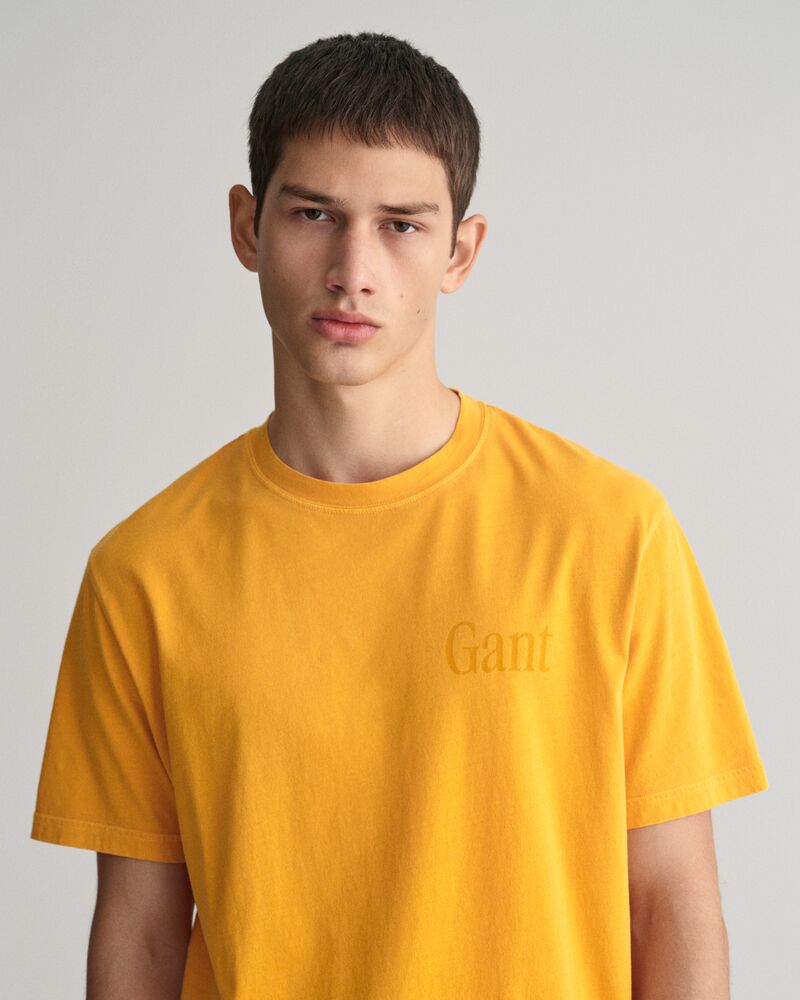 Sunfaded Graphic T-Shirt Medal Yellow / S