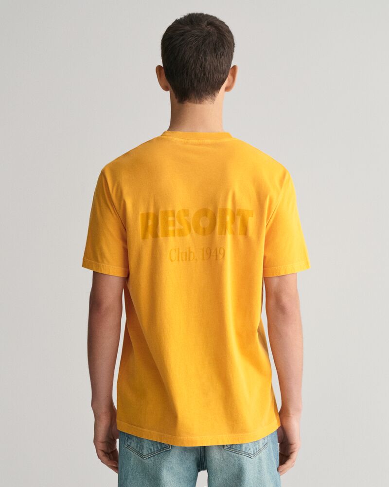 Sunfaded Graphic T-Shirt Medal Yellow / S