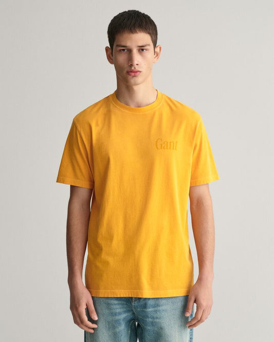 Sunfaded Graphic T-Shirt Medal Yellow / S