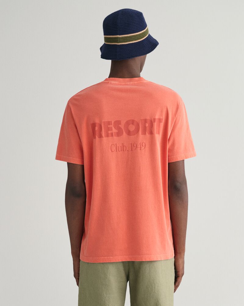 Sunfaded Graphic T-Shirt Burnt Orange / S