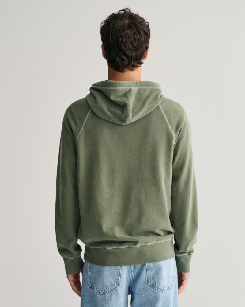 Sunfaded Hoodie Pine Green / S