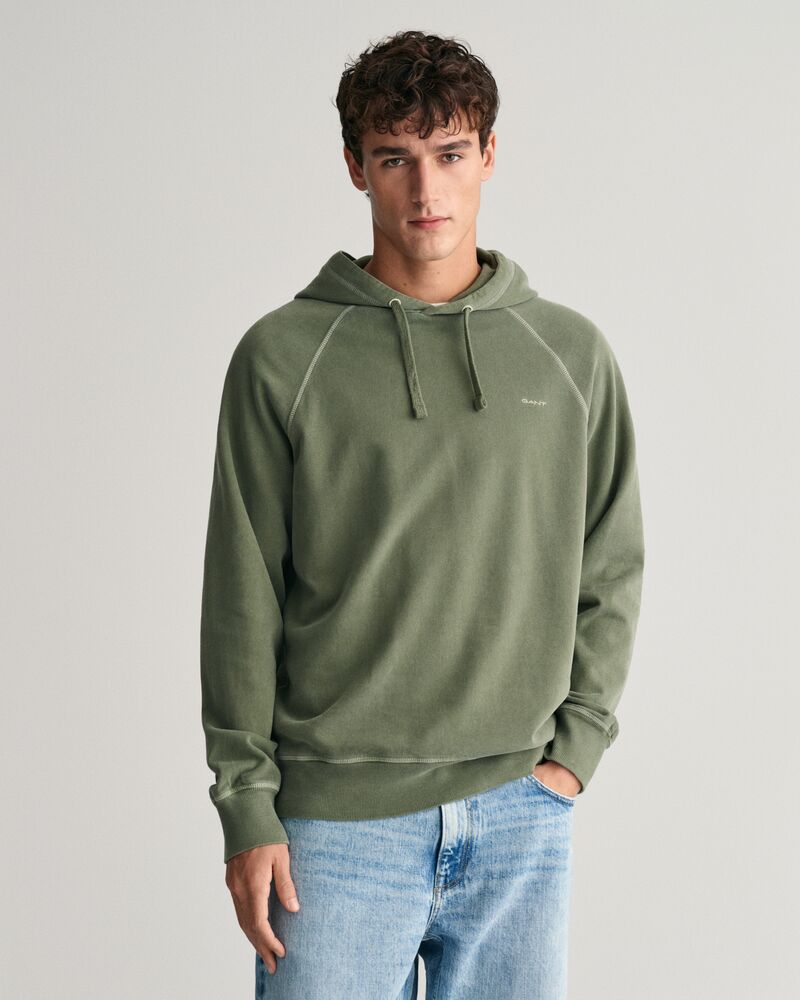 Sunfaded Hoodie Pine Green / S