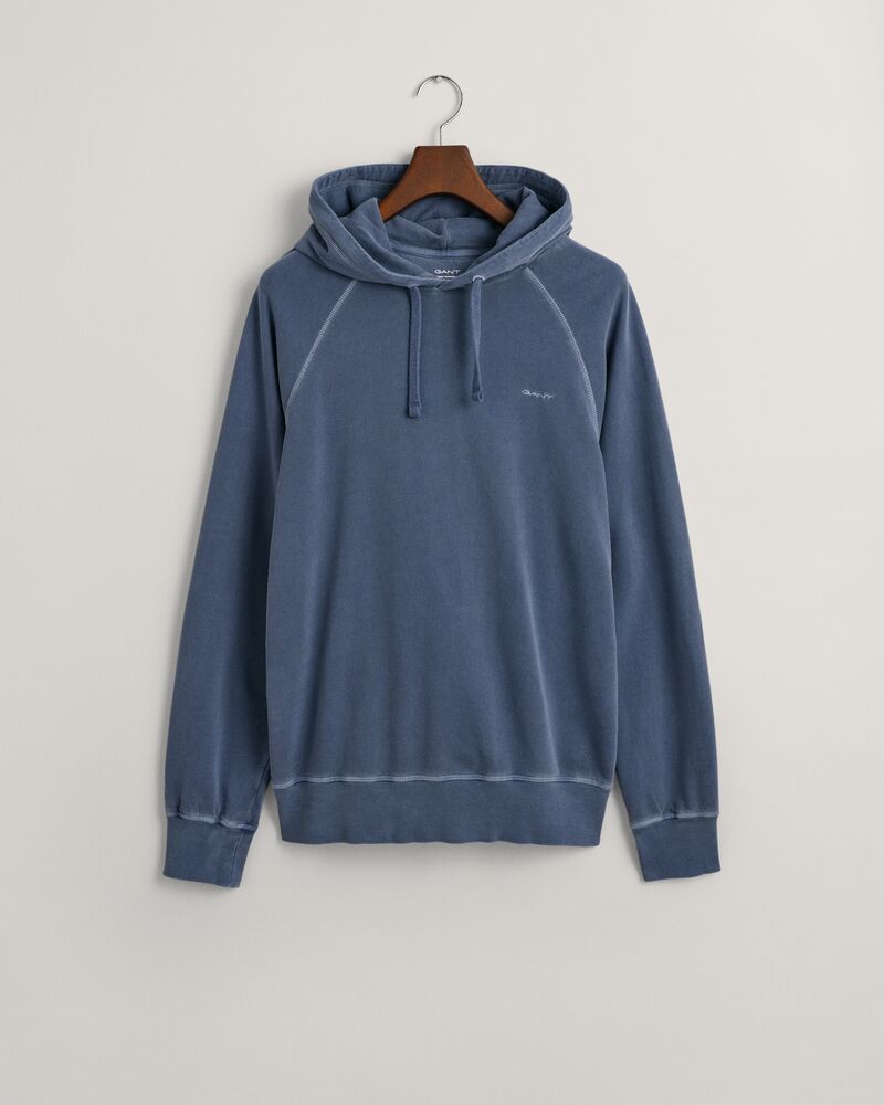 Sunfaded Hoodie Dusty Blue Sea / S