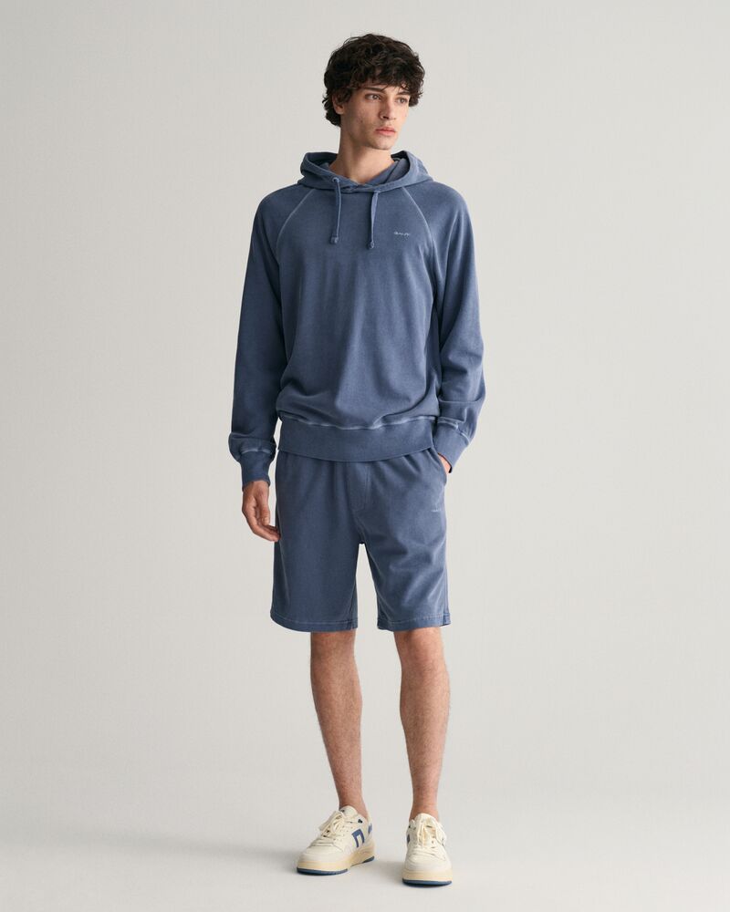 Sunfaded Hoodie Dusty Blue Sea / S