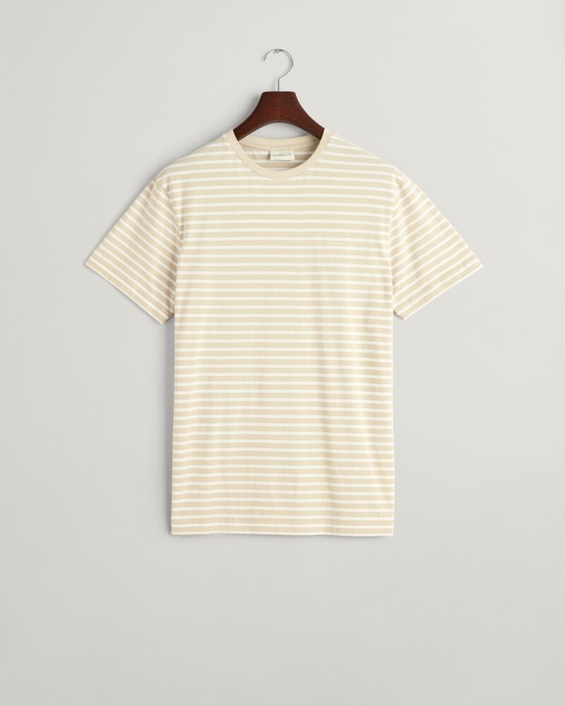 Striped T-Shirt S / SILKY BEIGE
