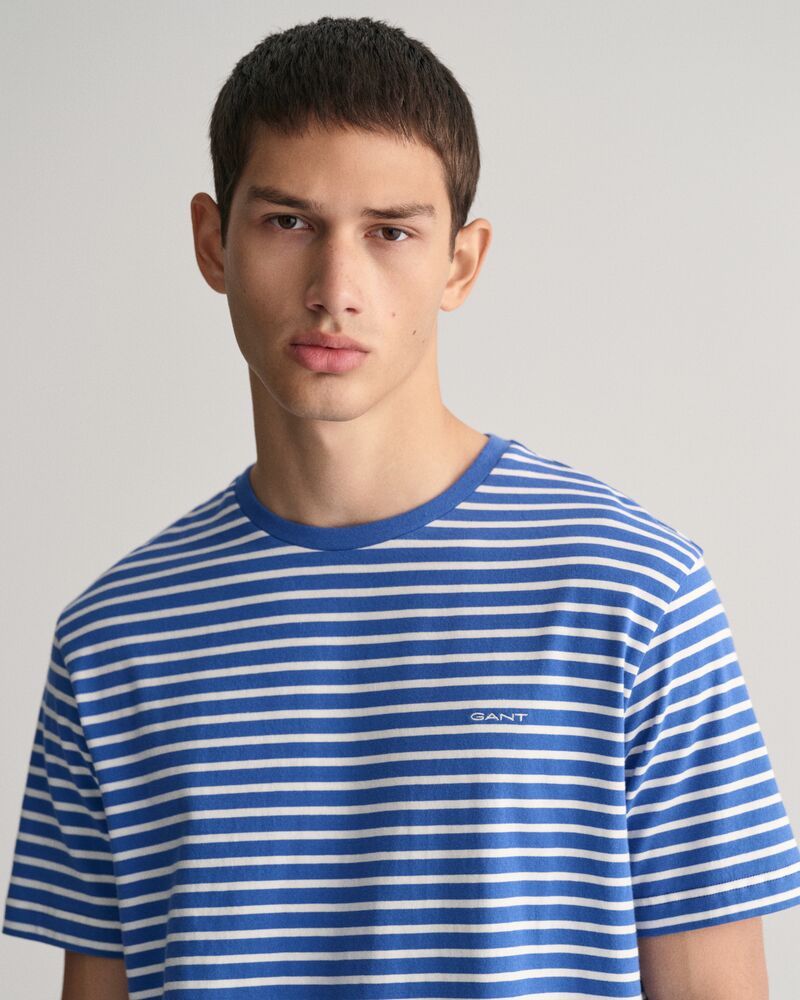 Striped T-Shirt S / RICH BLUE