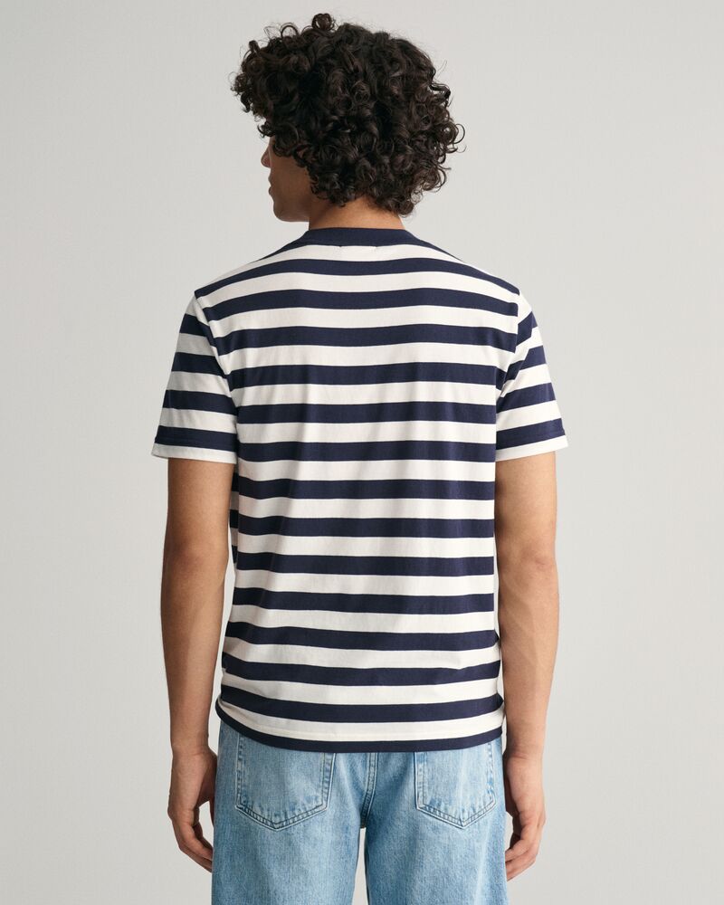 Multi Striped T-Shirt S / EVENING BLUE