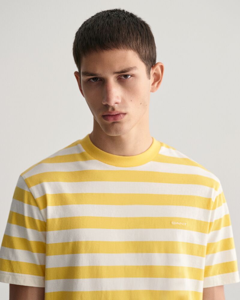 Multi Striped T-Shirt S / SMOOTH YELLOW