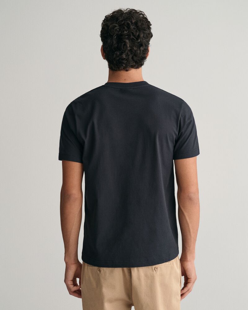 GANT Script Graphic Printed T-Shirt Black / S