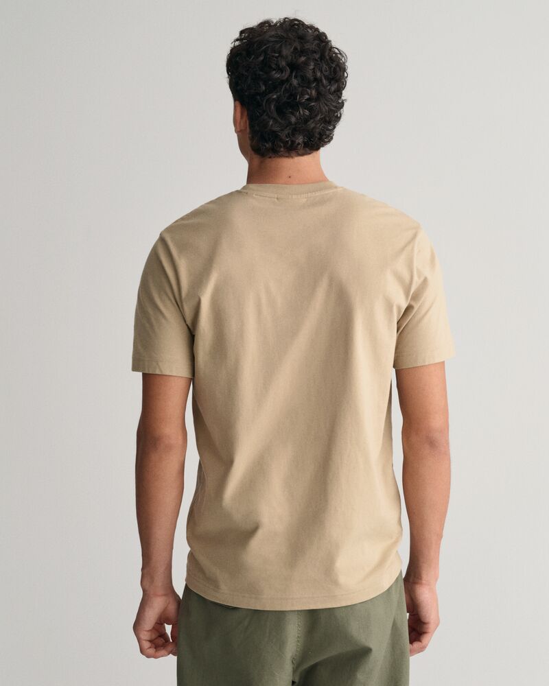 GANT Script Graphic Printed T-Shirt Dried Khaki / S