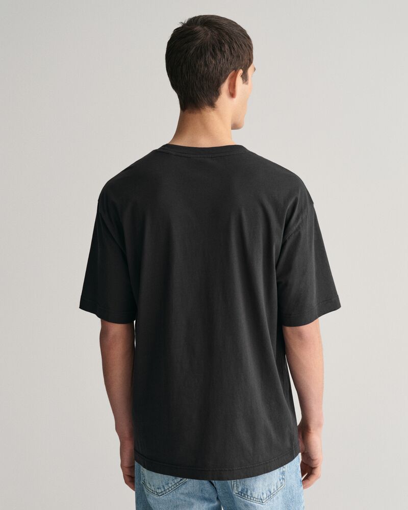 Washed Graphic T-Shirt Ebony Black / S