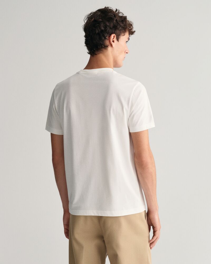 GANT Arch Script Graphic T-Shirt Eggshell / S