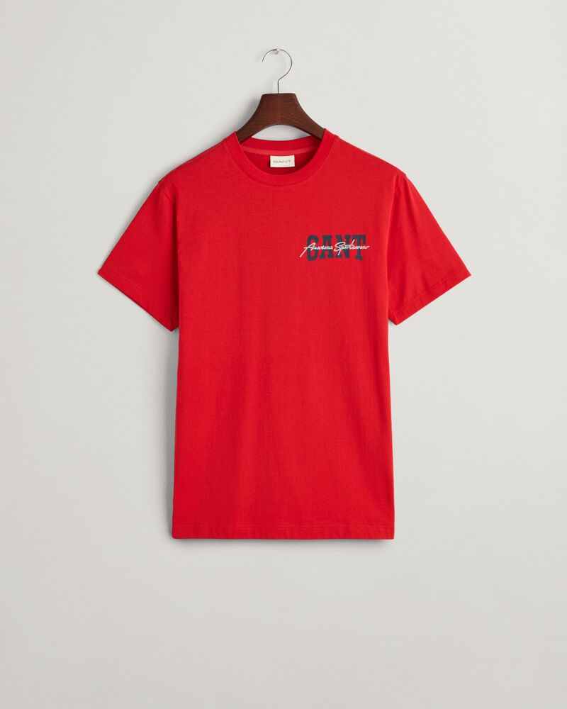 GANT Arch Script Graphic T-Shirt Ruby Red / S