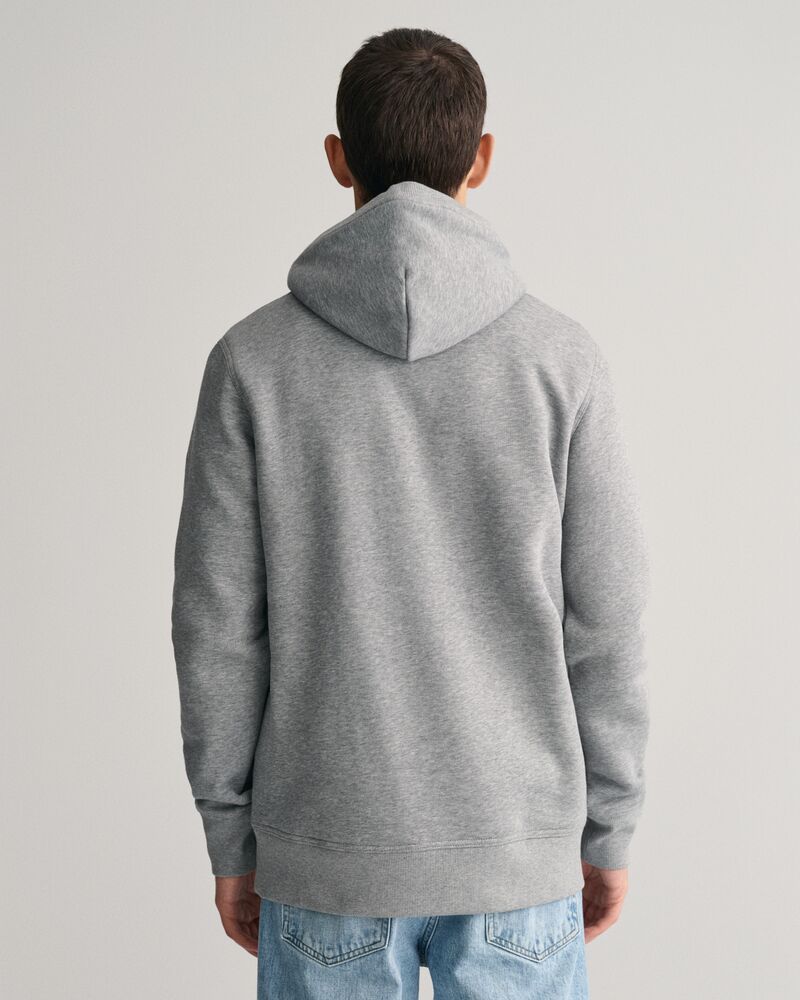 Archive Shield Hoodie Grey Melange / M